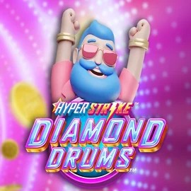 Hyper Strike Diamond Drums logo by Gameburger Studios Betnation Casino